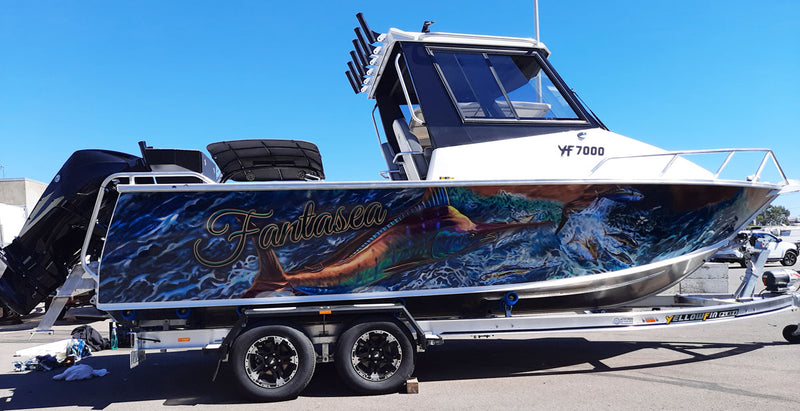 Fantasea - Marlin, Tuna, Boat Wrap