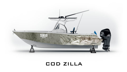 The Mighty Murray Cod Boat Wrap