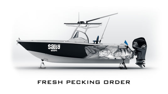 The Fresh Pecking Order Black Boat Wrap