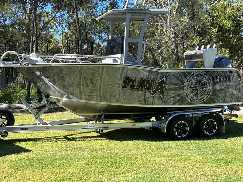 Compass Boat Wrap