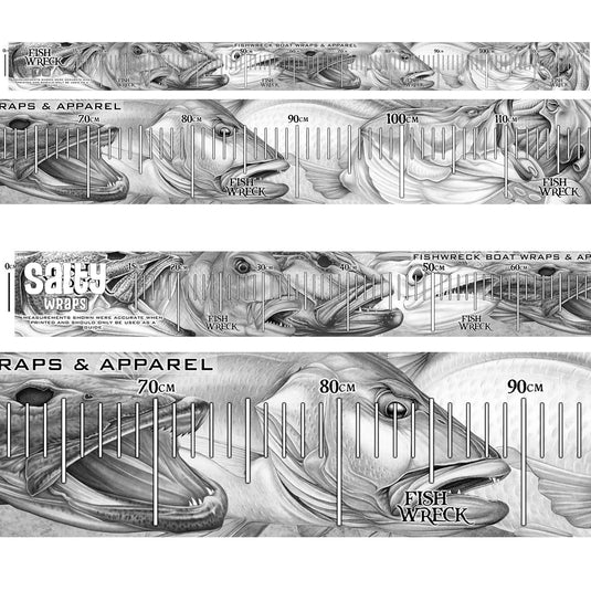 Fish Measuring Boat Decal | Legal Size Guide | Salty Wraps