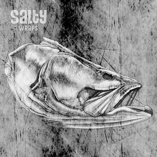 Nick Laferriere barramundi boat wrap artwork by Salty Wraps